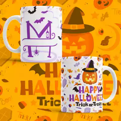 vectores plantilas HALLOWEEN,ABECEDARIO,LETRAS,MONOGRAMAS,ALFABETO,